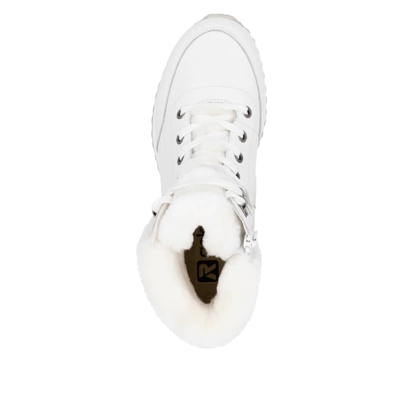 Rieker Artikelnummer W0670-80 Rieker Damen Schnürstiefel kristallweiß Super Rabatt