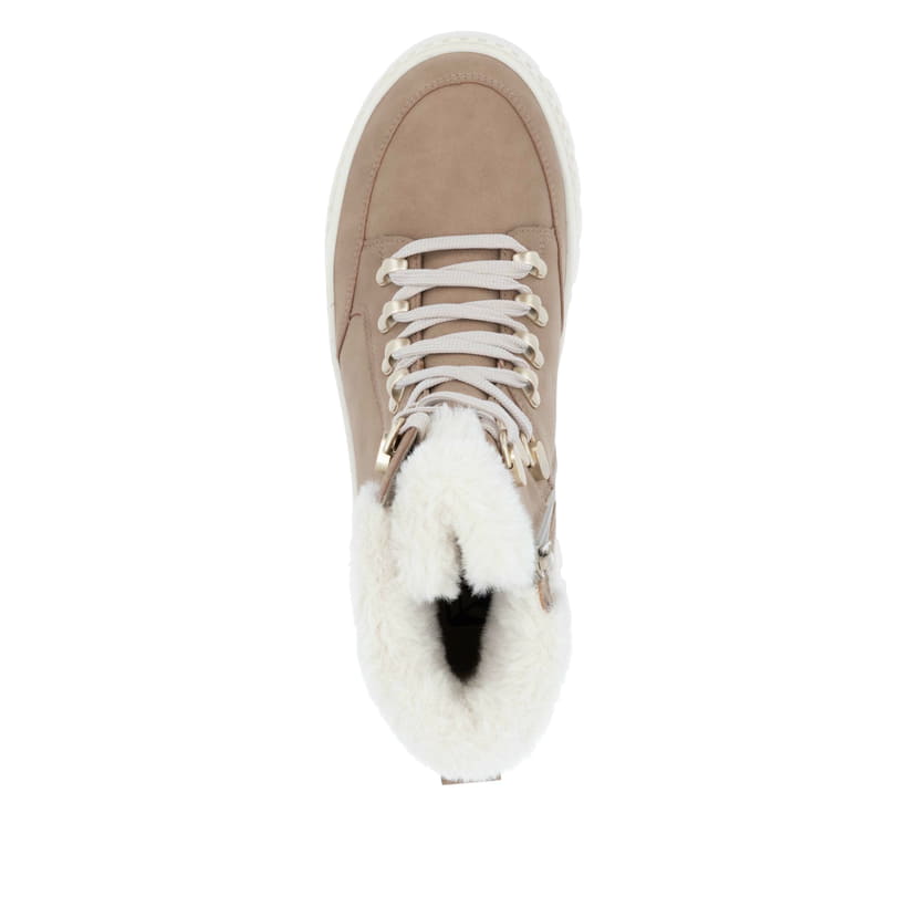 Rieker Artikelnummer W2174-20 Rieker Damen Schnürstiefel braunbeige Clearance-Verkauf