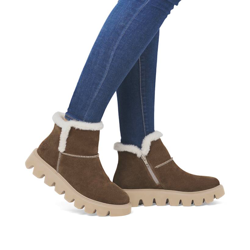 Rieker Artikelnummer W2071-20 Rieker Damen Kurzstiefel zimtbraun zollfrei