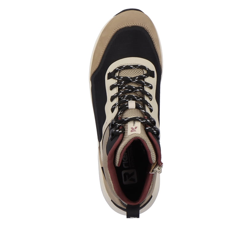 Rieker Artikelnummer 40460-62 Rieker Damen Sneaker High hazel-wood black Rabatte dieses Monats