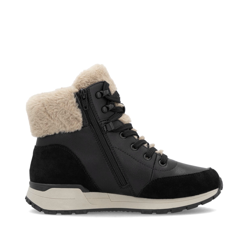 Rieker Artikelnummer W0670-00 Rieker Damen Schnürstiefel carbonschwarz 2025