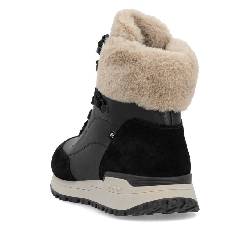 Rieker Artikelnummer W0670-00 Rieker Damen Schnürstiefel carbonschwarz 2025