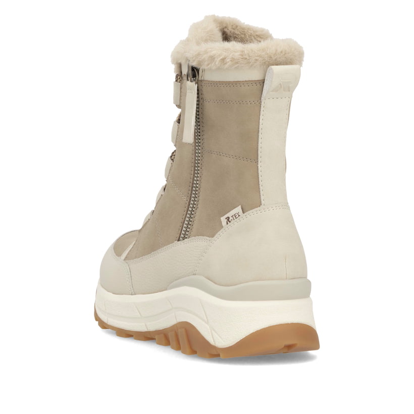 Rieker Artikelnummer W0071-20 Rieker Damen Schnürstiefel cremebeige Verkauf