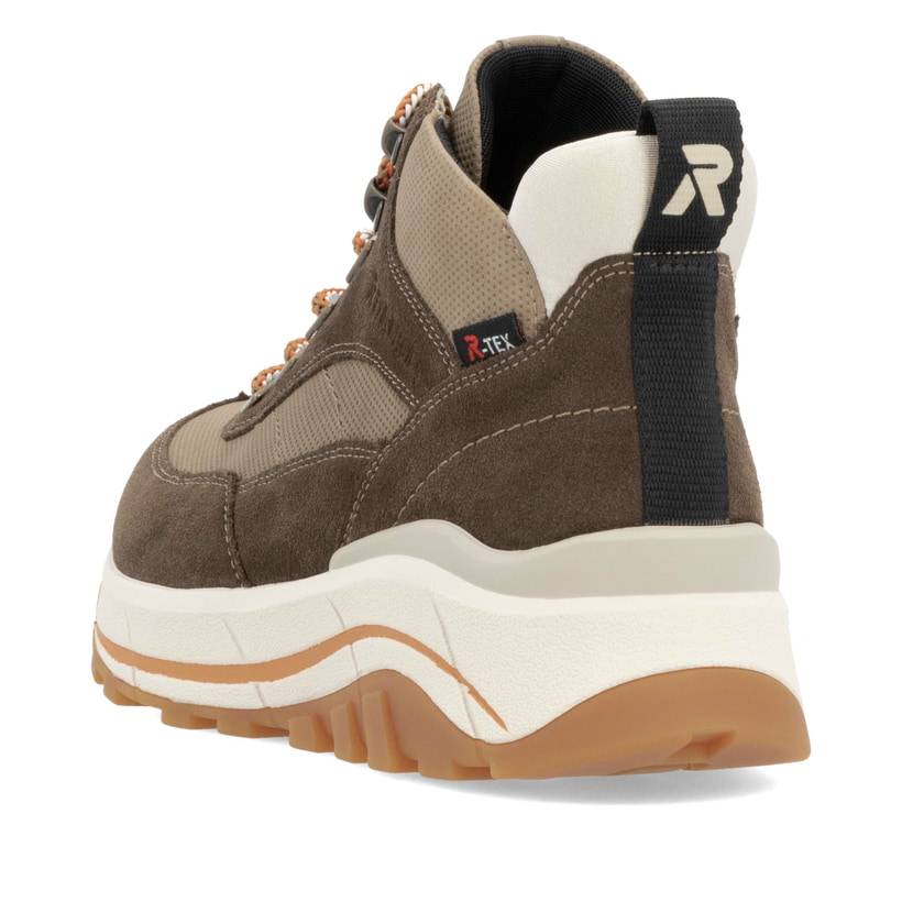 Rieker Artikelnummer W0067-20 Rieker Damen Schnürstiefel hozbraun-beige Angebote