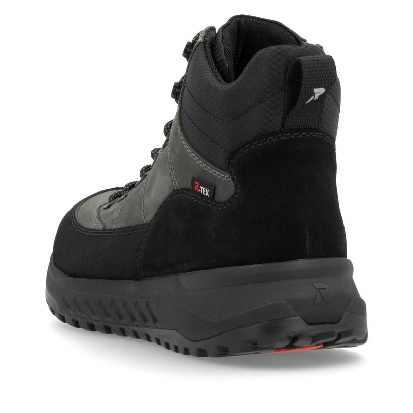 Rieker Artikelnummer U0174-42 Rieker Herren Schnürstiefel graphitgrau-schwarz Hotsell