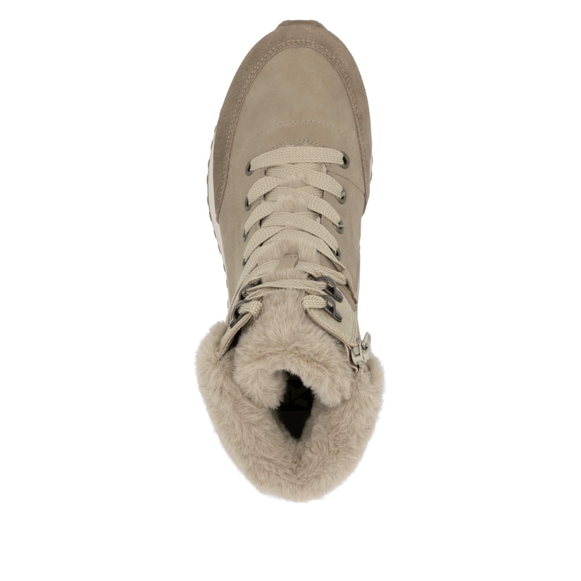 Rieker Artikelnummer W0670-20 Rieker Damen Schnürstiefel braunbeige Schlussverkauf
