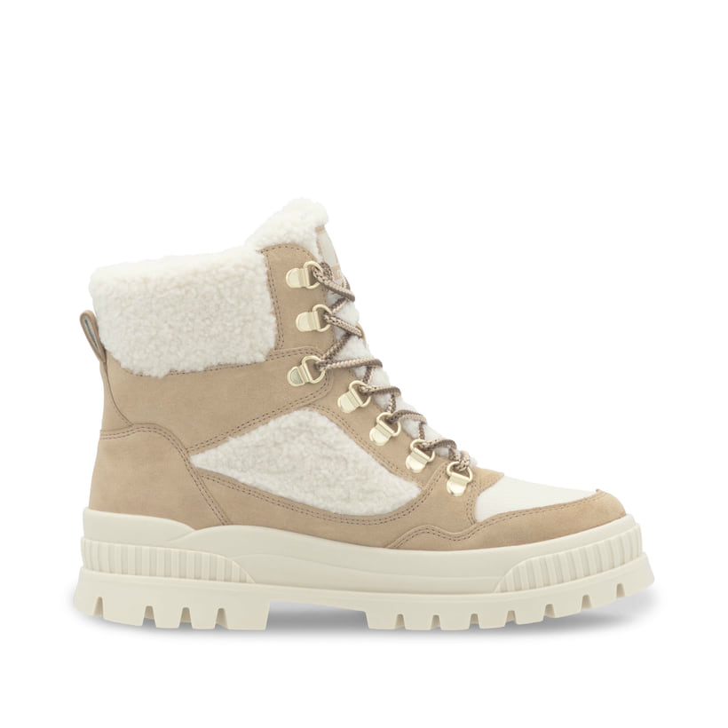 Rieker Artikelnummer W2173-62 Rieker Damen Schnürstiefel sandbeige-cremeweiß Blitzverkäufe