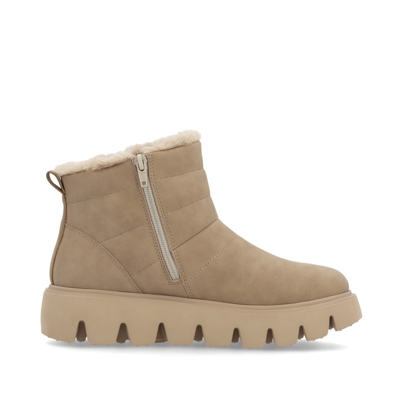 Rieker Artikelnummer W2070-20 Rieker Damen Kurzstiefel lehmbeige Kostenloser Versand