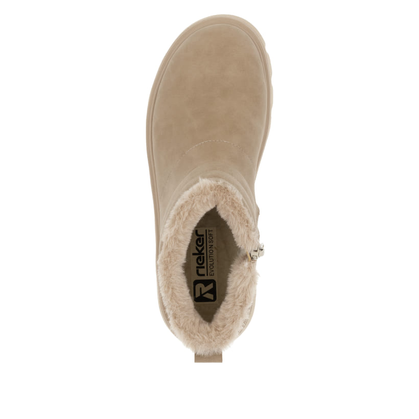 Rieker Artikelnummer W2070-20 Rieker Damen Kurzstiefel lehmbeige Kostenloser Versand