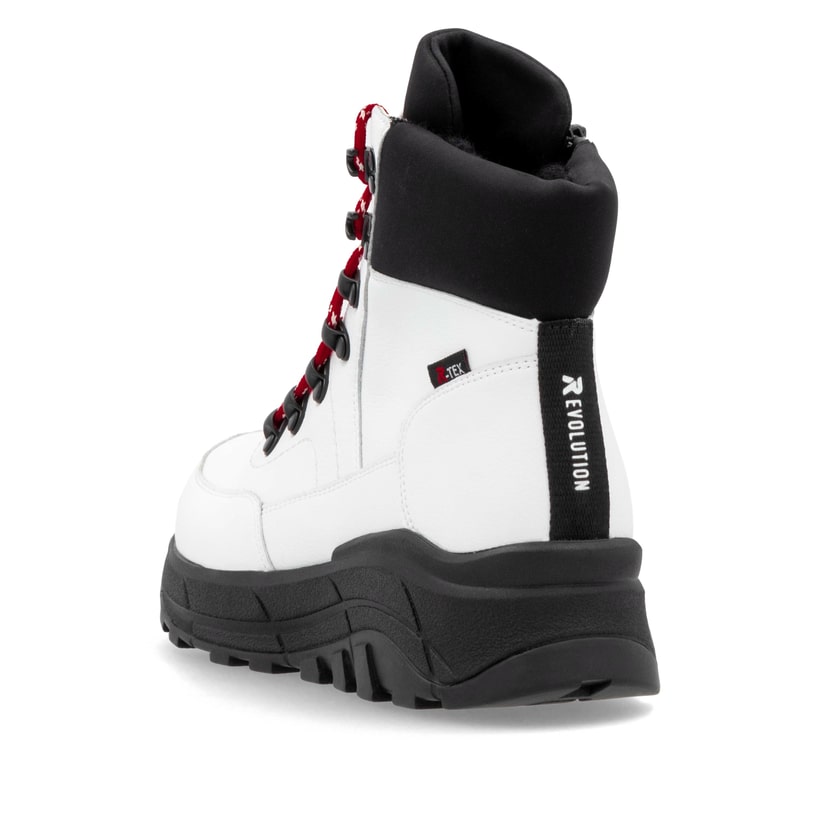 Rieker Artikelnummer W0063-81 Rieker Damen Schnürstiefel macciatoweiß Fabrik Onlineshop