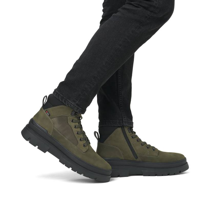 Rieker Artikelnummer U1270-54 Rieker Herren Schnürstiefel khaki Sonderangebot