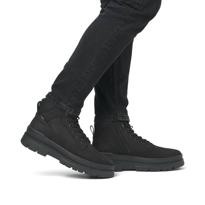 Rieker Artikelnummer U1270-00 Rieker Herren Schnürstiefel asphaltschwarz Günstig kaufen
