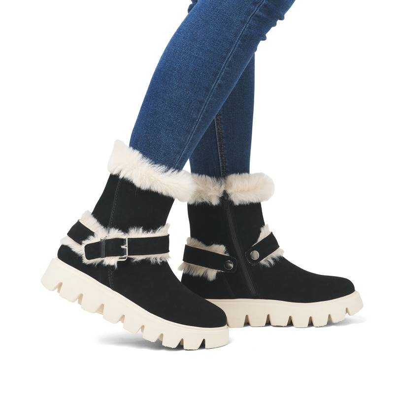 Rieker Artikelnummer W2073-00 Rieker Damen Kurzstiefel urbanschwarz Begrenztes Angebot