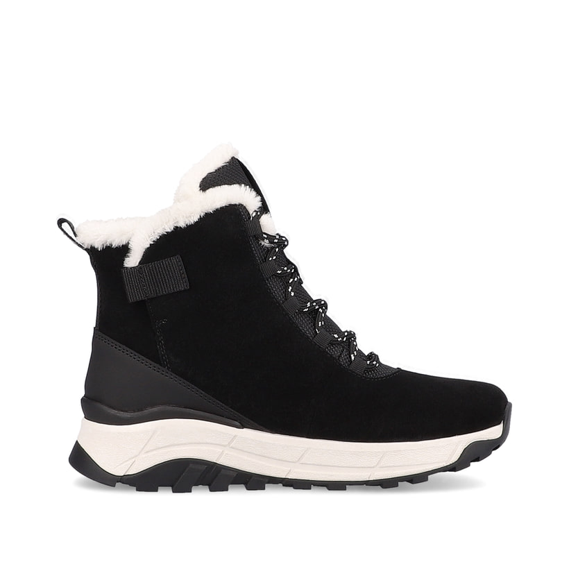 Rieker Artikelnummer W0060-00 Rieker Damen Schnürstiefel deep-black pearl Exklusivangebot