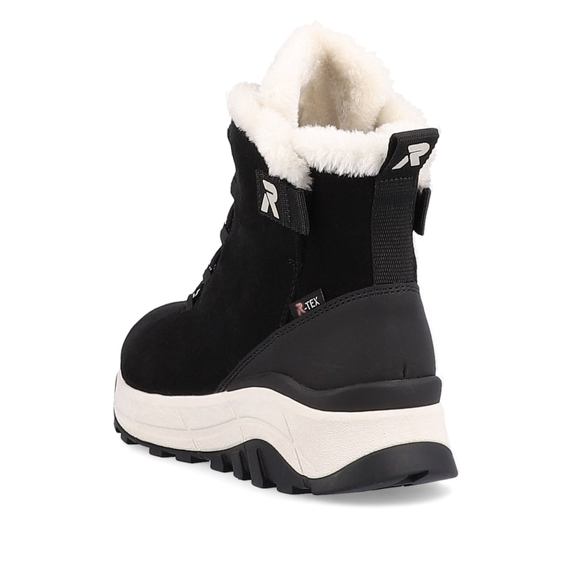 Rieker Artikelnummer W0060-00 Rieker Damen Schnürstiefel deep-black pearl Exklusivangebot