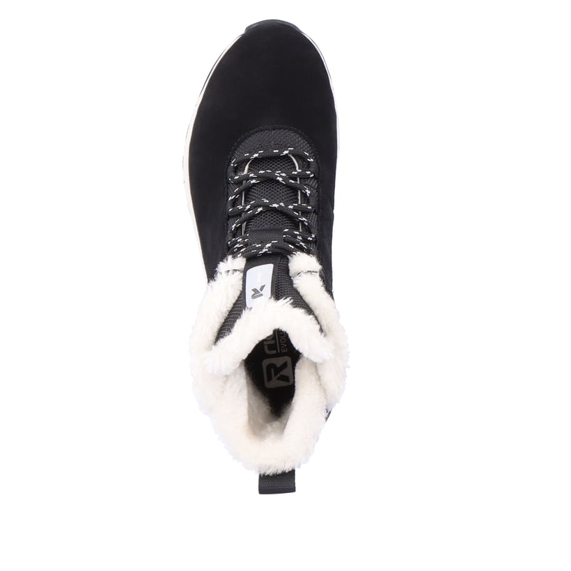 Rieker Artikelnummer W0060-00 Rieker Damen Schnürstiefel deep-black pearl Exklusivangebot