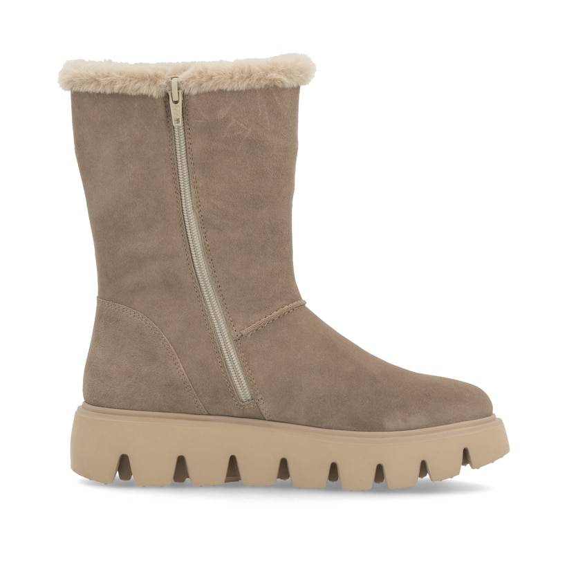 Rieker Artikelnummer W2072-64 Rieker Damen Hochschaftstiefel graubeige Preisnachlass