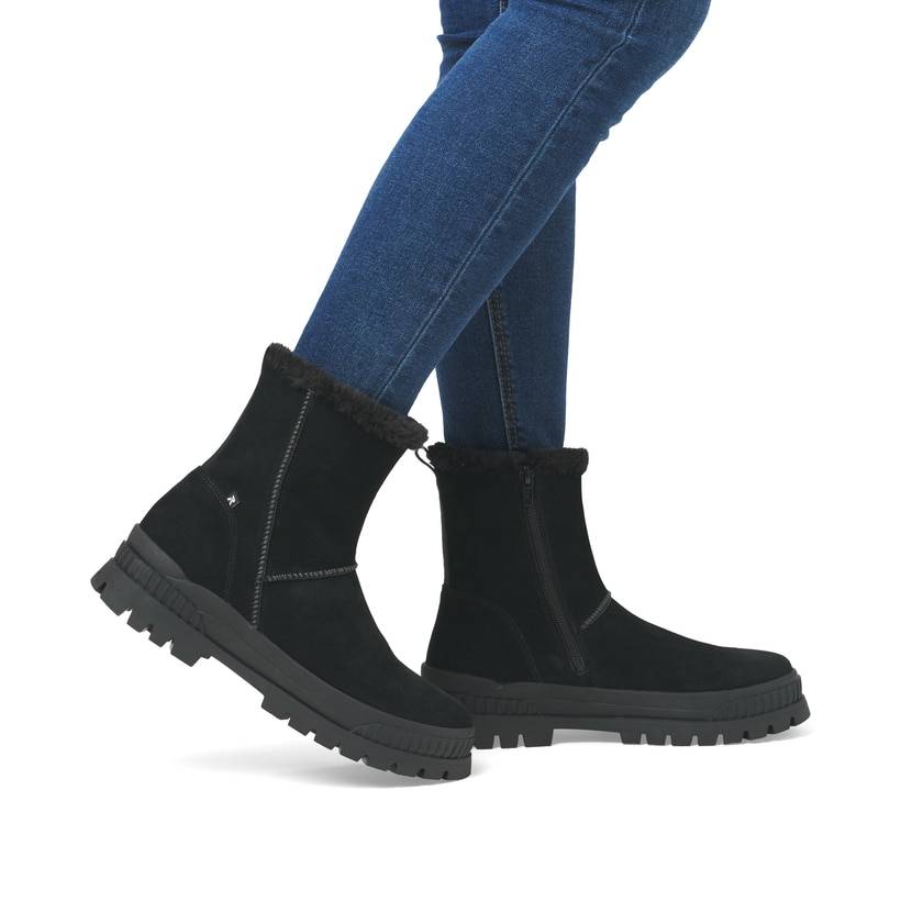 Rieker Artikelnummer W2172-00 Rieker Damen Stiefeletten tiefschwarz Saisonschlussverkauf