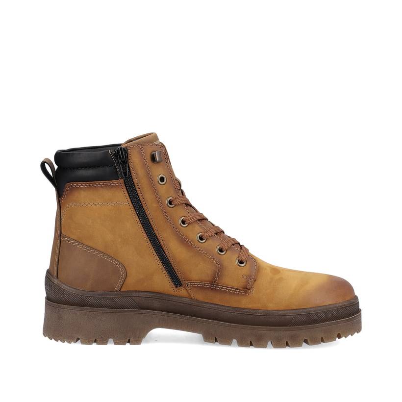 Rieker Artikelnummer U0272-68 Rieker Herren Schnürstiefel wood brown Black Friday