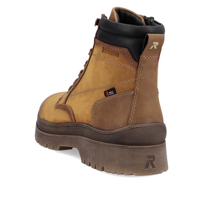 Rieker Artikelnummer U0272-68 Rieker Herren Schnürstiefel wood brown Black Friday