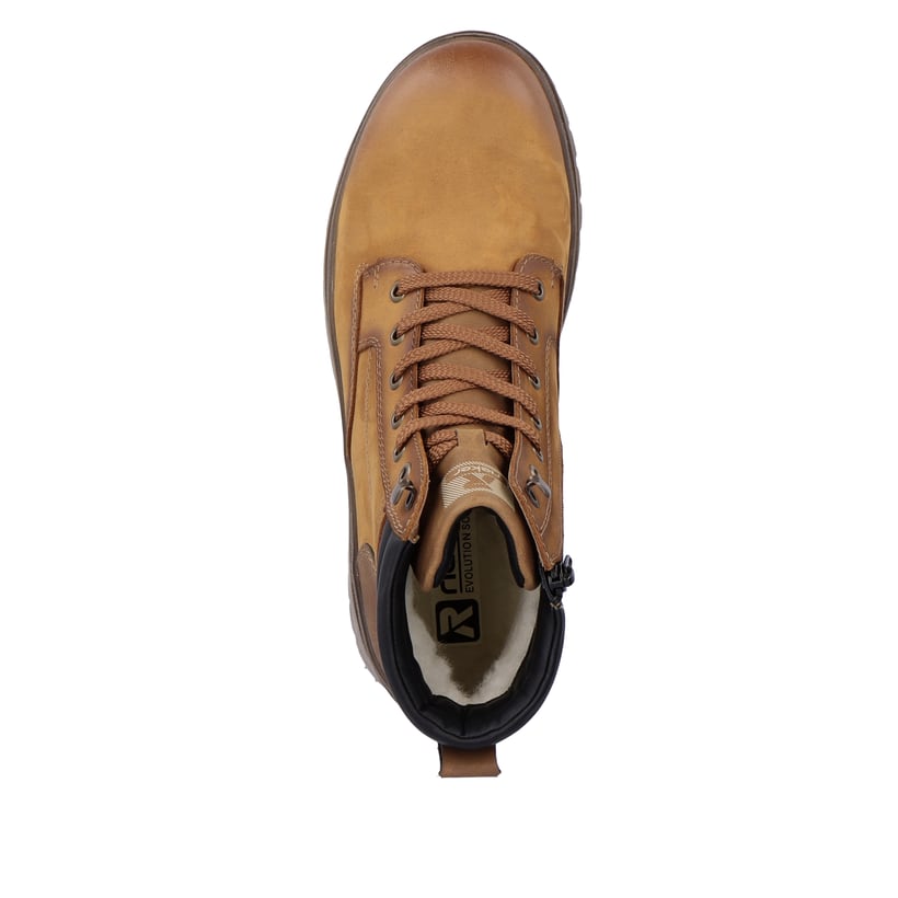Rieker Artikelnummer U0272-68 Rieker Herren Schnürstiefel wood brown Black Friday