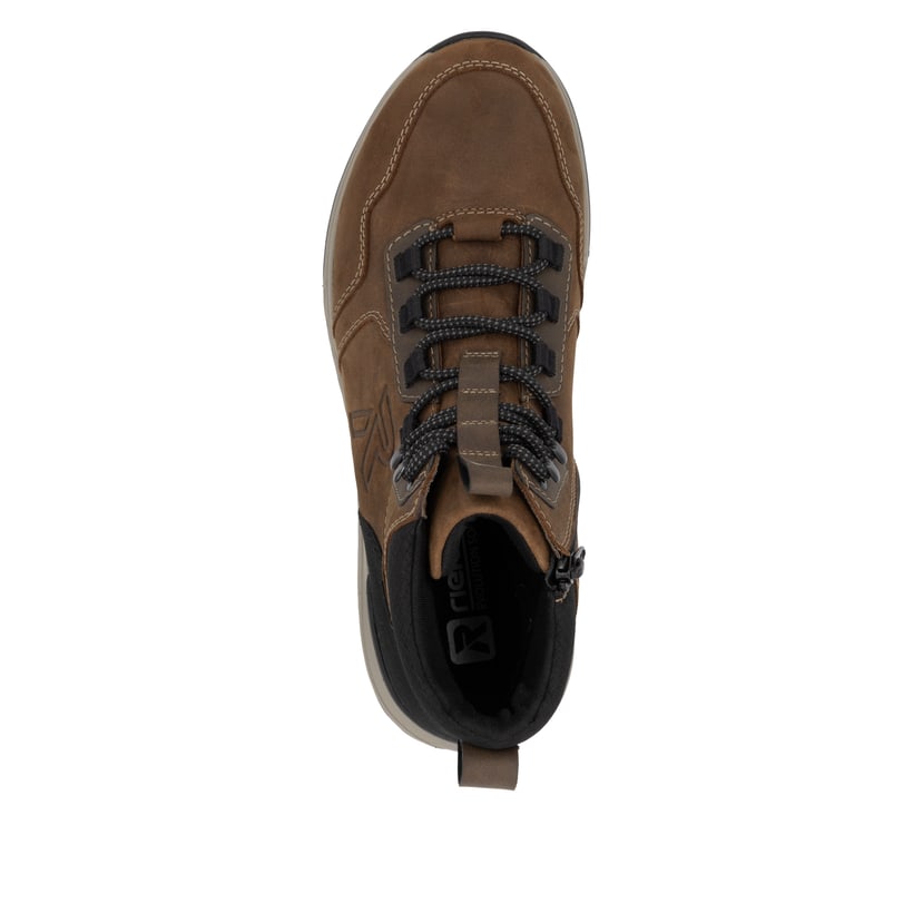 Rieker Artikelnummer U0172-22 Rieker Herren Schnürstiefel nougatbraun Osterangebot
