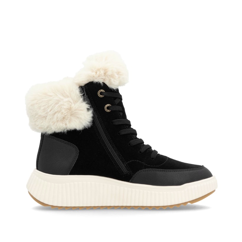 Rieker Artikelnummer W1773-00 Rieker Damen Kurzstiefel graphitschwarz Valentinstagsangebot