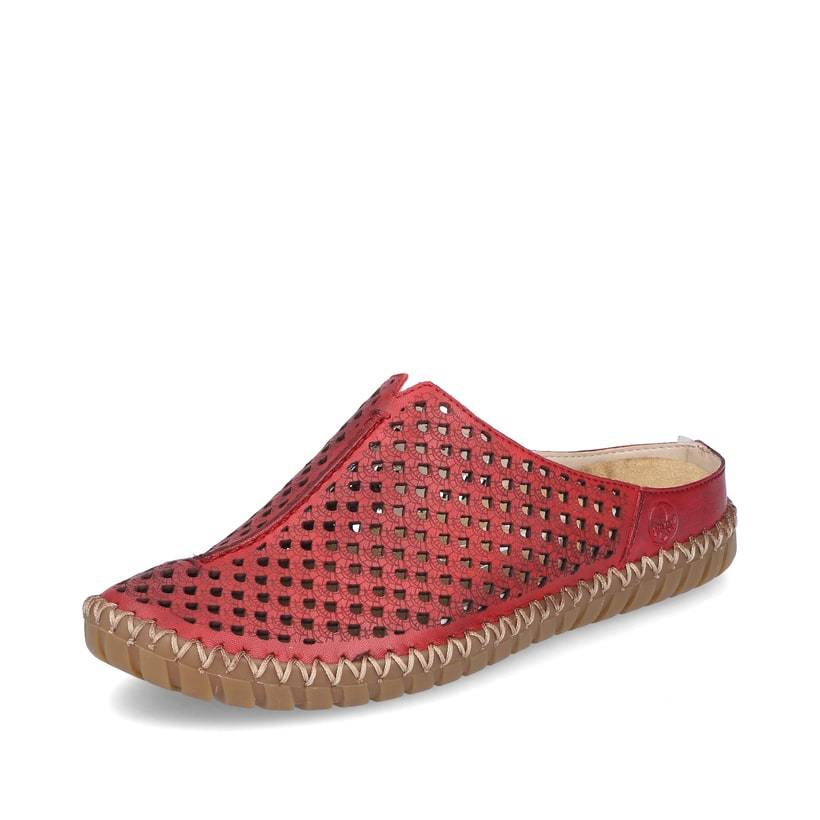 Rieker Artikelnummer M2885-35 Rieker Damen Clogs dunkelrot Zeitlich begrenztes Angebot