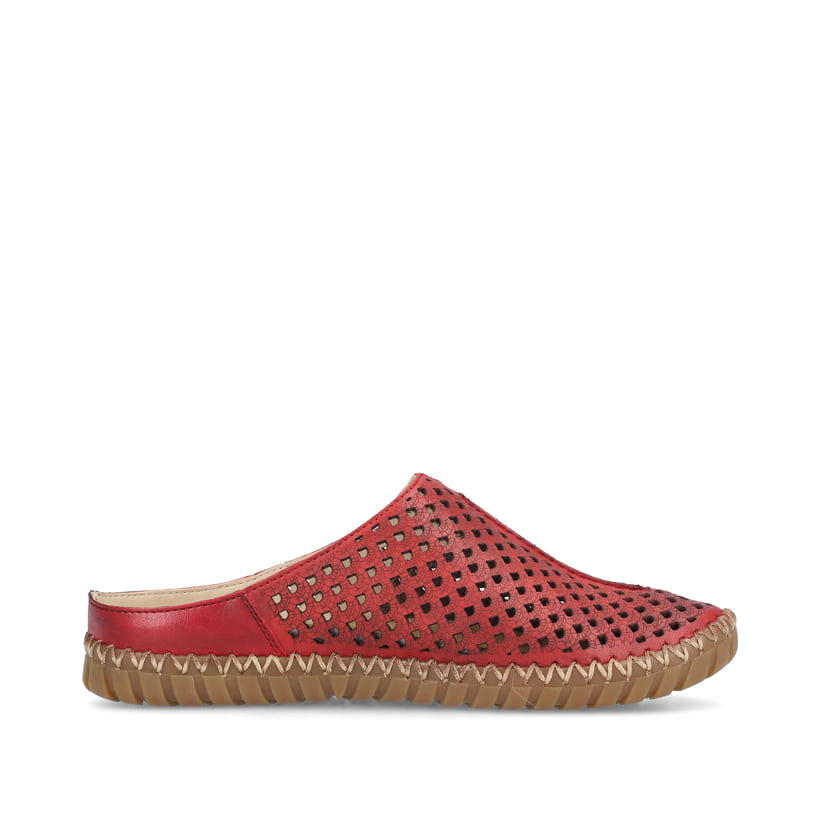 Rieker Artikelnummer M2885-35 Rieker Damen Clogs dunkelrot Zeitlich begrenztes Angebot