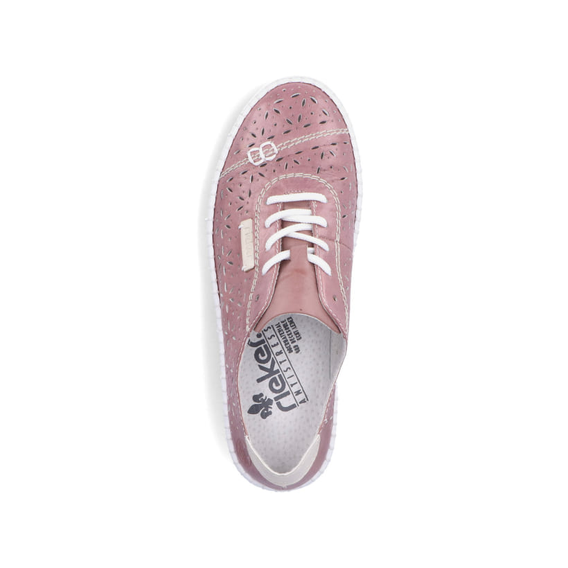 Rieker Artikelnummer M2305-31 Rieker Damen Schnürschuhe blütenrosa Große Rabatte