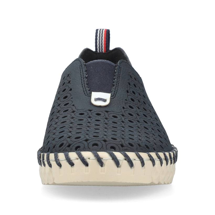 Rieker Artikelnummer N1963-14 Rieker Damen Slipper stahlblau Bestseller