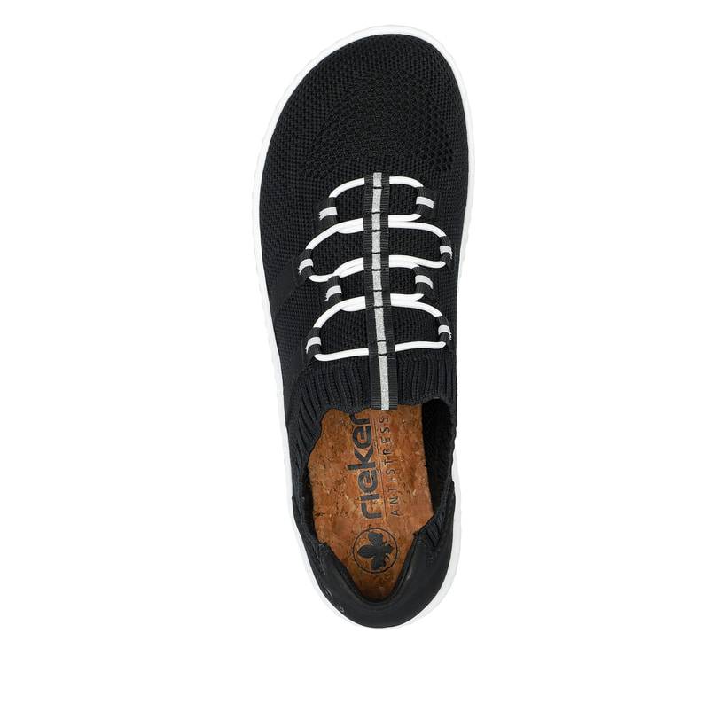 Rieker Artikelnummer 52854-00 Rieker Damen Slipper tiefschwarz VIP-Rabatte