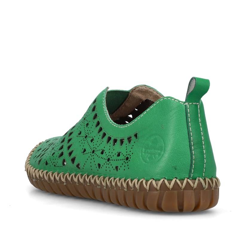 Rieker Artikelnummer M2852-52 Rieker Damen Slipper waldgrün Wochenangebot