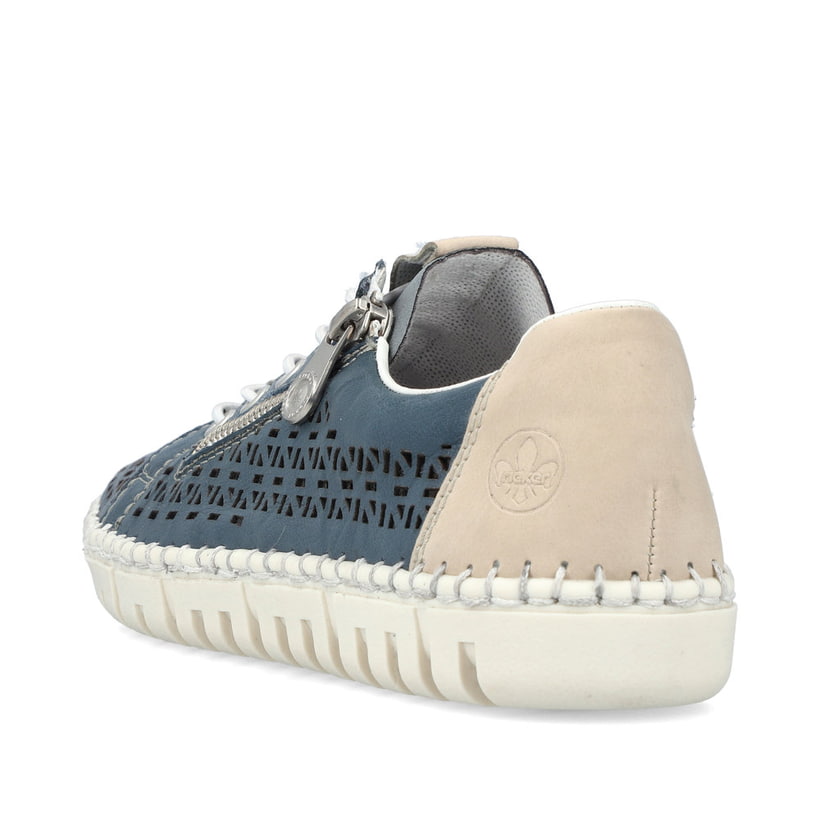 Rieker Artikelnummer M2357-12 Rieker Damen Slipper meeresblau Begrenzte Freigabe