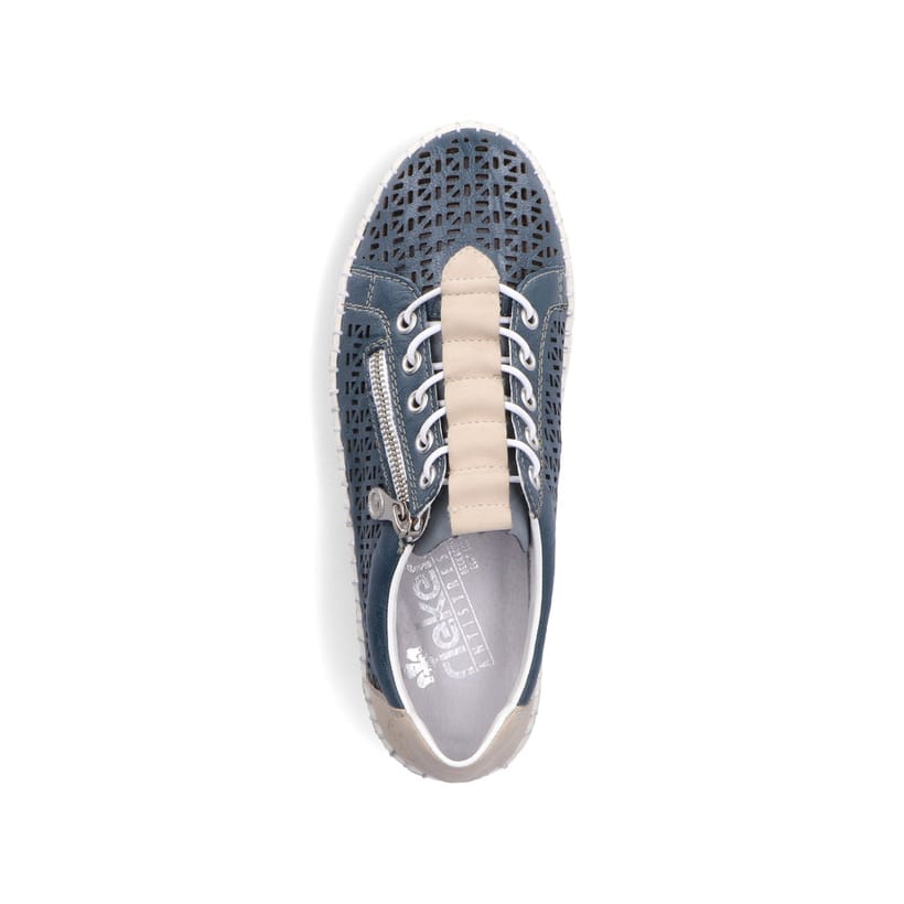 Rieker Artikelnummer M2357-12 Rieker Damen Slipper meeresblau Begrenzte Freigabe