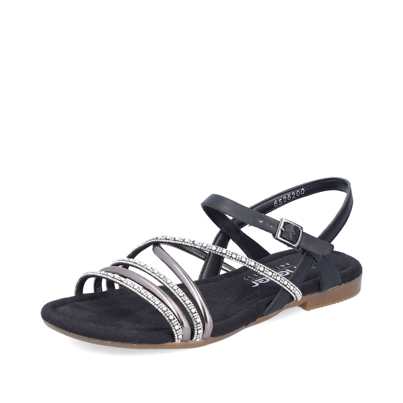 Rieker Artikelnummer 65262-00 Rieker Damen Riemchensandalen tiefschwarz JETZT KAUFEN