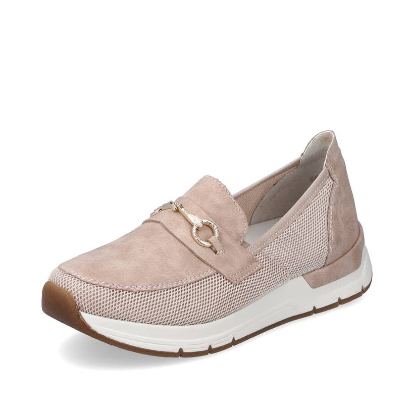 Rieker Artikelnummer 58955-31 Rieker Damen Loafer zartrosa Neueste Stile