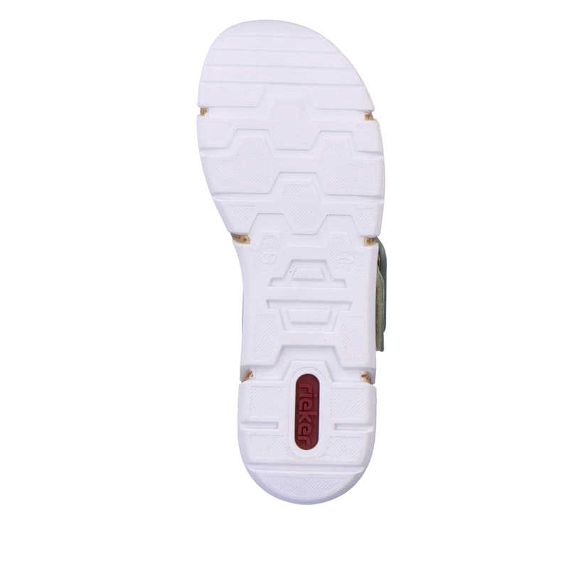 Rieker Artikelnummer V2350-52 Rieker Damen Riemchensandalen mintgrün Letzter Tag