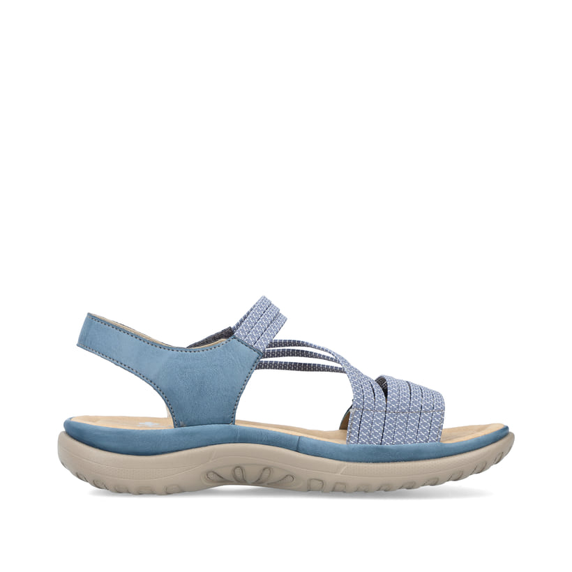 Rieker Artikelnummer 64870-14 Rieker Damen Riemchensandalen himmelblau Zeitbegrenzte Promotion
