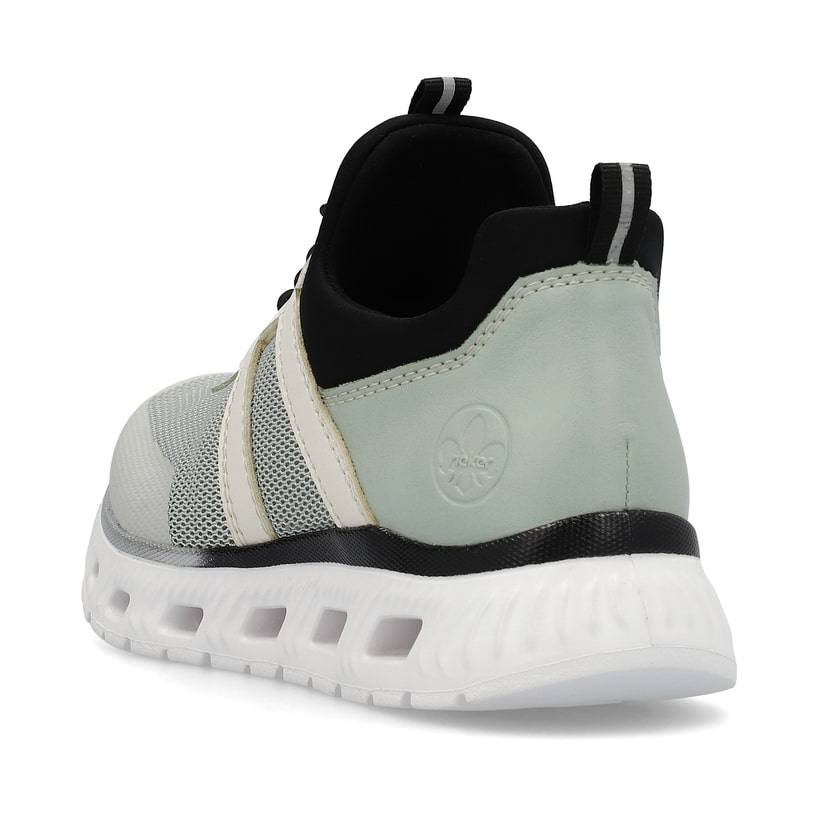 Rieker Artikelnummer M6061-52 Rieker Damen Slipper mintgrün Sonderangebot der Fabrik