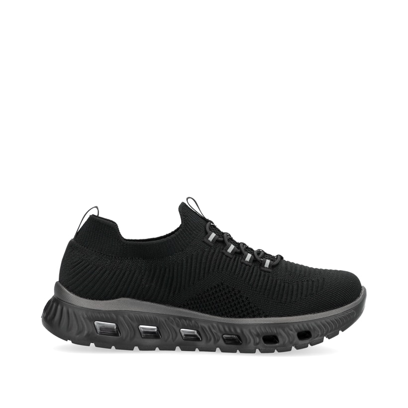 Rieker Artikelnummer M6074-00 Rieker Damen Slipper graphitschwarz Nur noch ein Tag übrig
