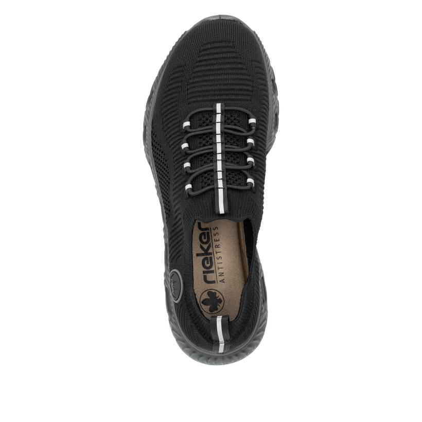Rieker Artikelnummer M6074-00 Rieker Damen Slipper graphitschwarz Nur noch ein Tag übrig
