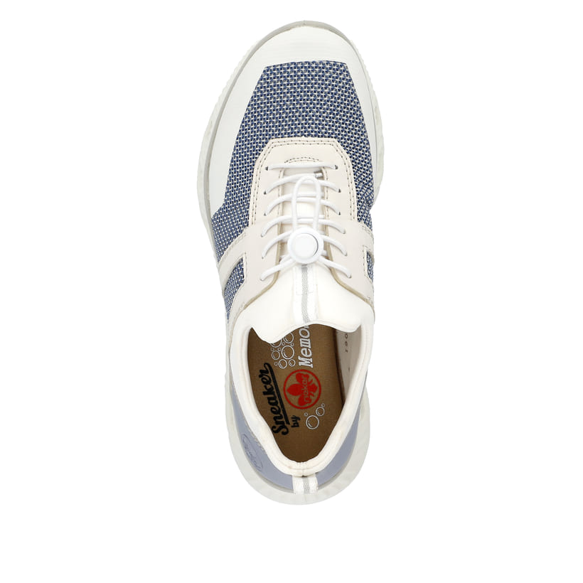 Rieker Artikelnummer M6061-90 Rieker Damen Slipper schwanenweiss 50% Rabatt mit kostenlosem Versand