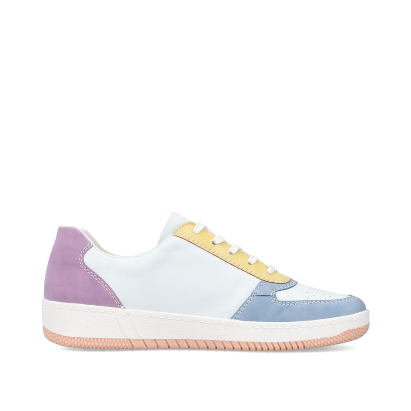 Rieker Artikelnummer M5520-91 Rieker Damen Sneaker Low weiss-bunt Clearance-Verkauf