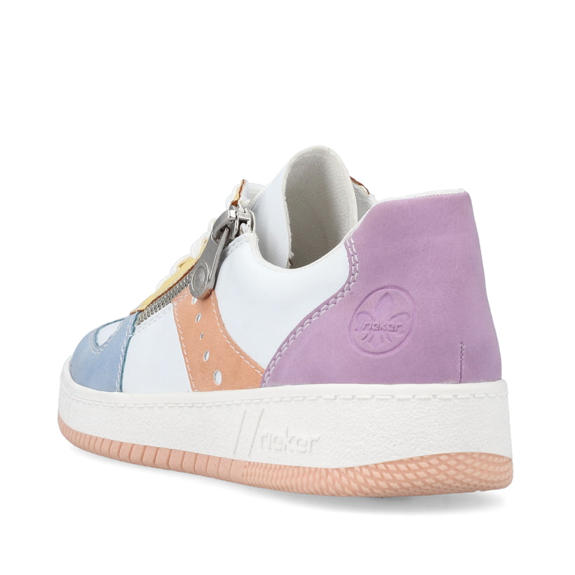 Rieker Artikelnummer M5520-91 Rieker Damen Sneaker Low weiss-bunt Clearance-Verkauf