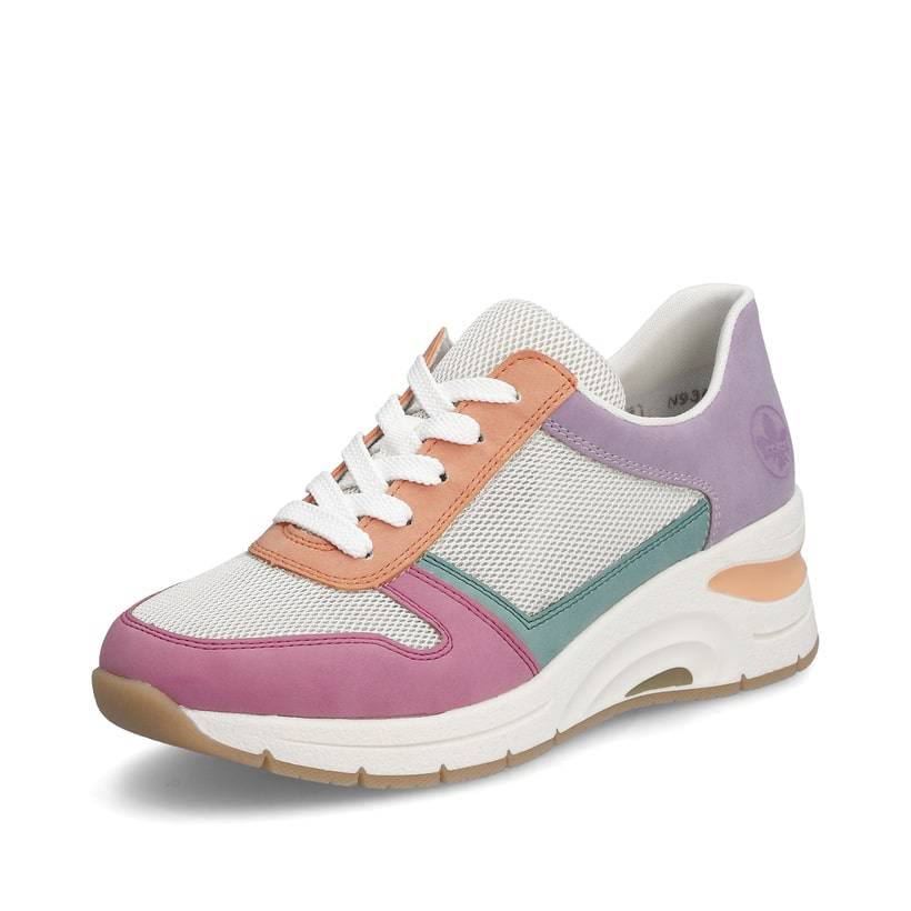 Rieker Artikelnummer N9303-90 Rieker Damen Sneaker Low beige-mehrfarbig Kostenloser Versand international