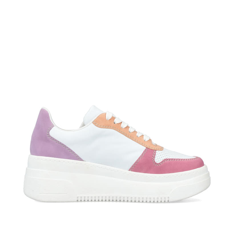 Rieker Artikelnummer M7814-90 Rieker Damen Sneaker Low eisweiss-mehrfarbig Begrenzt auf 3 Tage
