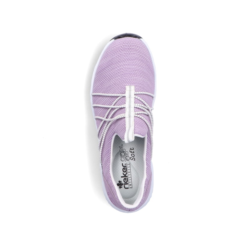 Rieker Artikelnummer N5253-30 Rieker Damen Slipper fliederfaben zollfrei