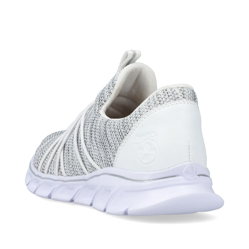 Rieker Artikelnummer 54071-80 Rieker Damen Slipper weiss-rauch 2025