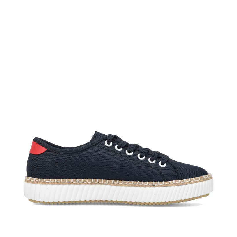Rieker Artikelnummer M2926-14 Rieker Damen Sneaker Low stahlblau Sonderangebot